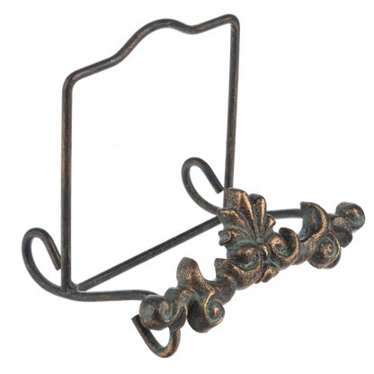Porta plato con diseno frances