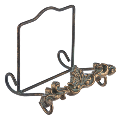 Porta plato con diseno frances