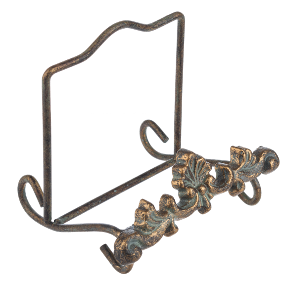 Porta plato con diseno frances