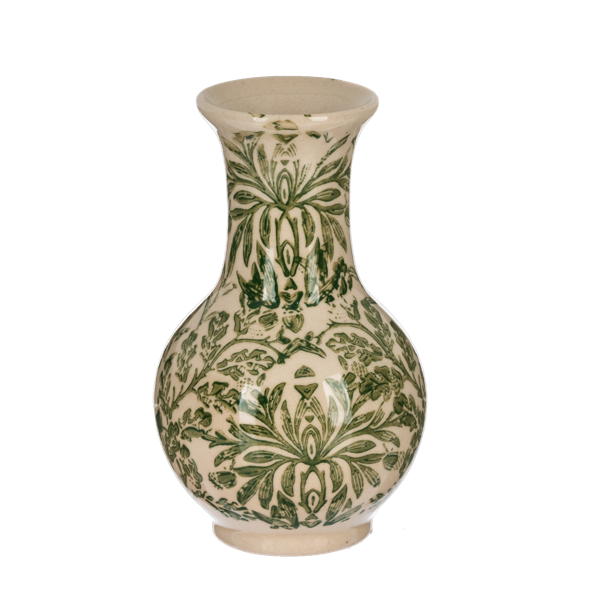 Florero botanico verde
