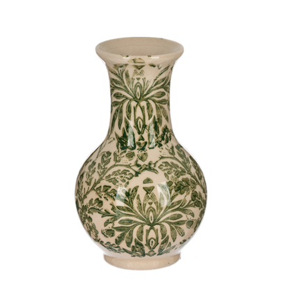 Florero botanico verde
