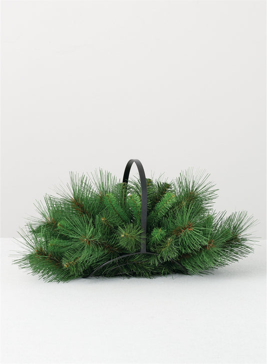 Canasta de pino para arreglos