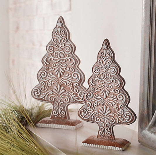 Arbol de jengibre cafe con brillantina