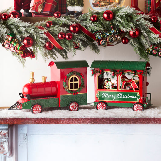 Tren Navideno Decorativo 31In